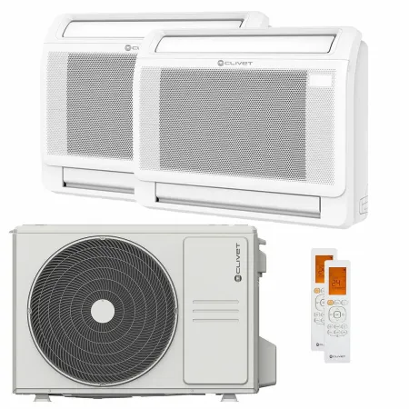 Climatizzatore Dual Clivet 18000 con 2 Split 12000 CONSOLE