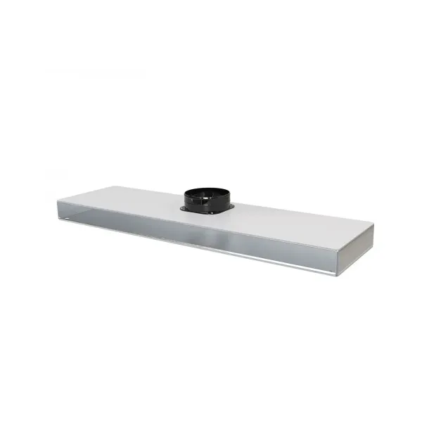 Plenum per Diffusore a Scomparsa BGC 1000 mm con Feritoia da 40 mm con 2 attacchi pre tranciati