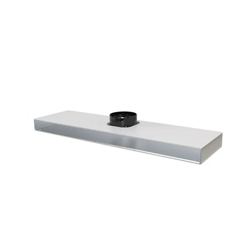 Plenum per Diffusore a Scomparsa BGC 1500 mm con Feritoia da 40 mm con 3 attacchi pre tranciati