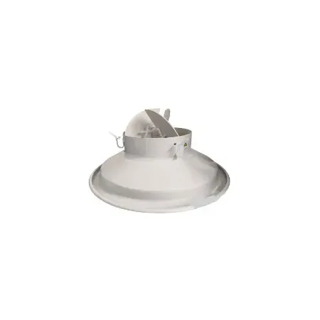 Diffusore circolare in alluminio a coni Regolabili con serranda d.250