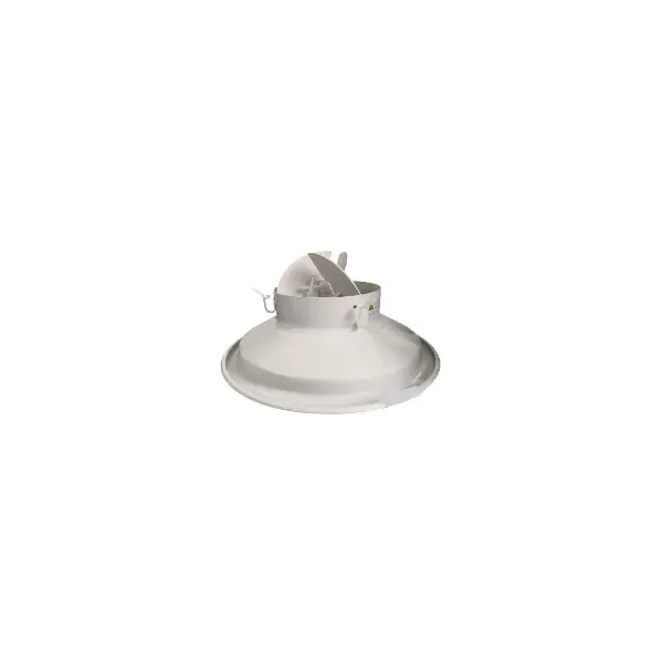 Diffusore circolare in alluminio a coni Regolabili con serranda d.250