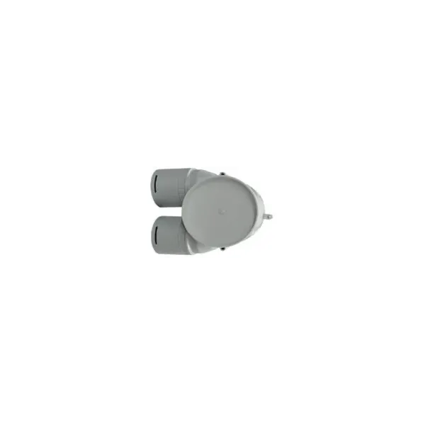 ADATTATORE CIRCOLARE ø 125 IN PP COLL. 2Xø75