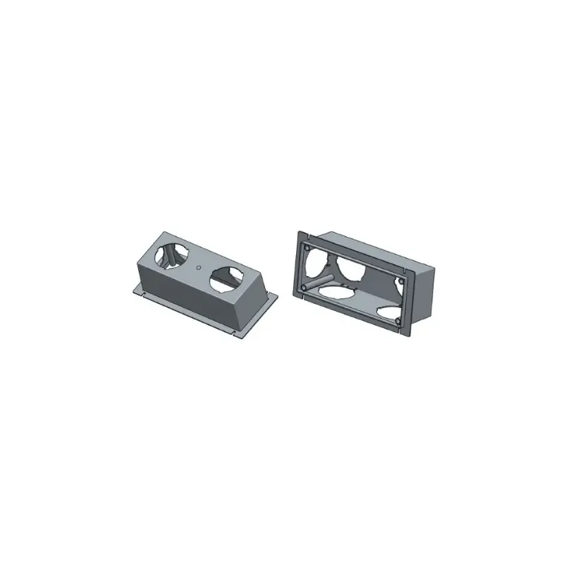 PLENUM AMBIENTE IN ABS - 4 TAPPI+REGOLATORE-NO ATTACCO