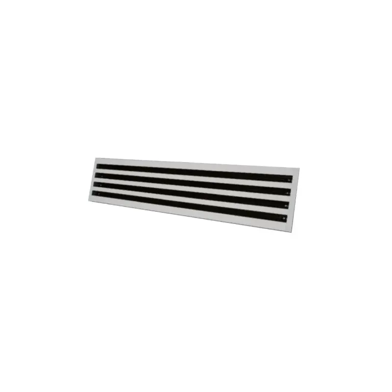 Diffusore Lineare in Alluminio RAL 9016 da 600 mm 4 Feritoie