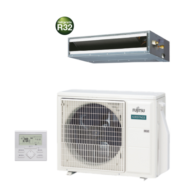Climatizzatore Canalizzato Fujitsu 9000 Btu Mod KL con Filocomando