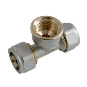 TEE Femmina 1/2"  ø20 x ø20 x ø20 A Stringere 5 Pz